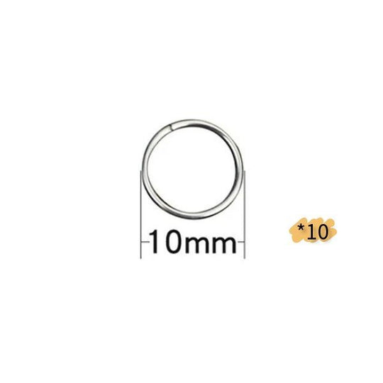 ADD-ONS:Titanium Mini Split Ring(10 pcs)