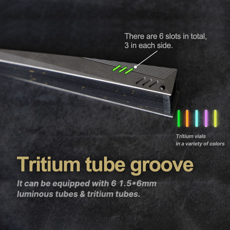 The Galaxy: Titanium EDC Kung Fu Folding Fan// Emergency Tool