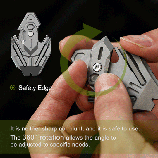 The Flounder 3.0 - Titanium EDC All-in-One Pendant