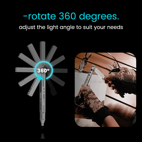 SwitchX - The Transformable Modular Titanium Flashlight Pen