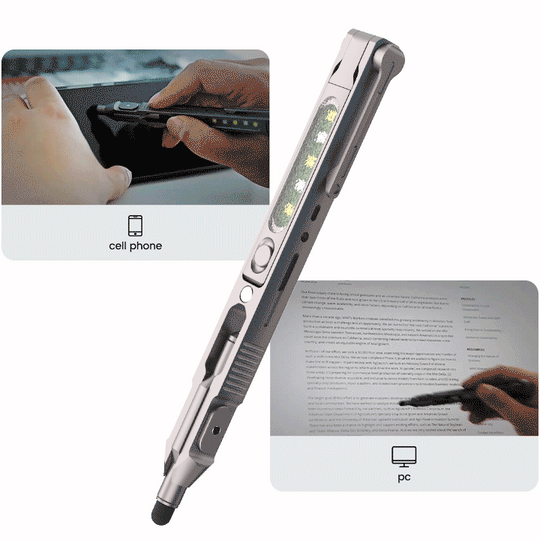 SwitchX - The Transformable Modular Titanium Flashlight Pen