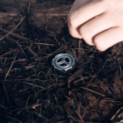 Mag-Dot - Magnetic Titanium Mini EDC Flashlight & Fidget Toy