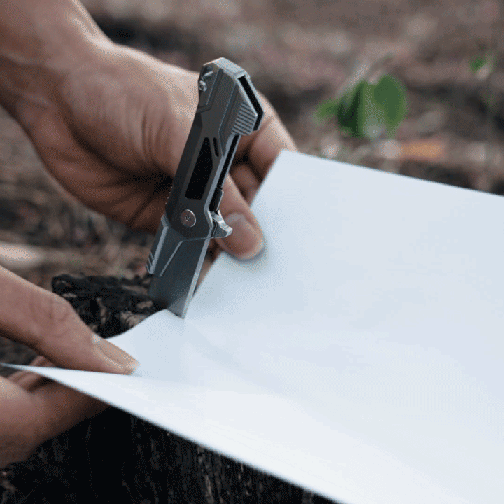 The WindSlice - Mini EDC Titanium Folding Utility Knife