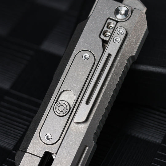 JetFlick – Gravity-Open Titanium Utility Knife with Quick-Change Blade