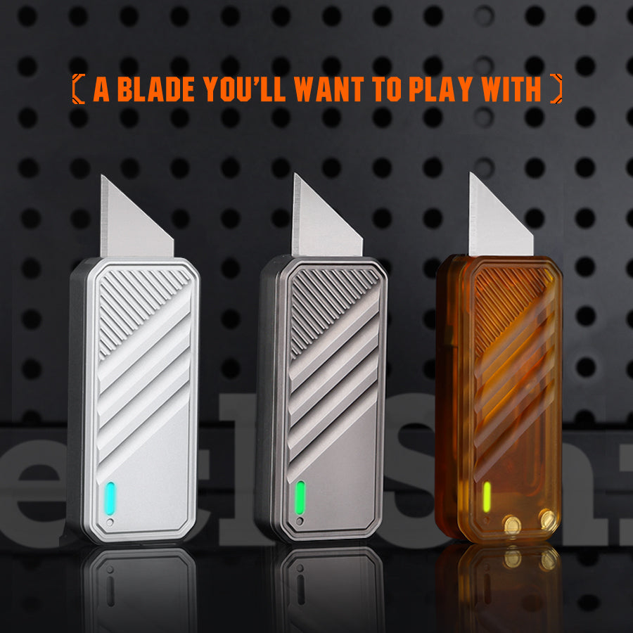 DeckShiv - A Magnetic Fidget Slider Utility Knife