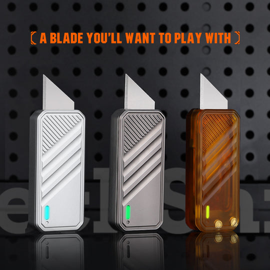 DeckShiv - A Magnetic Fidget Slider Utility Knife