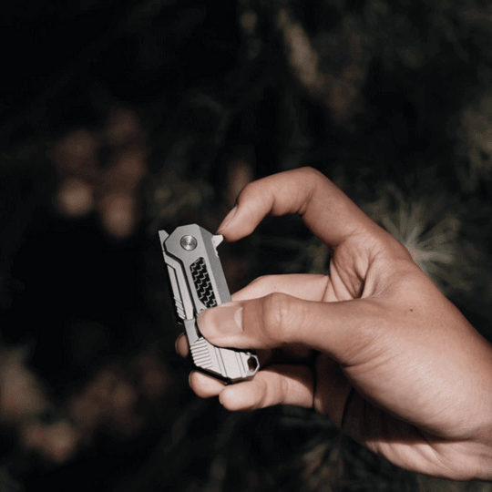 The WindSlice - Mini EDC Titanium Folding Utility Knife
