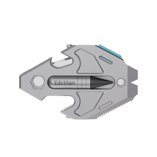 The Flounder 3.0 - Titanium EDC All-in-One Pendant