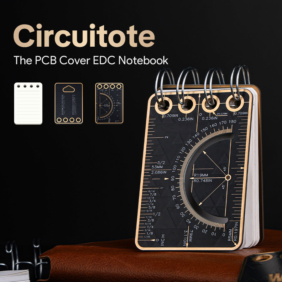 Circuitote - The PCB Cover EDC Notebook for Explorers