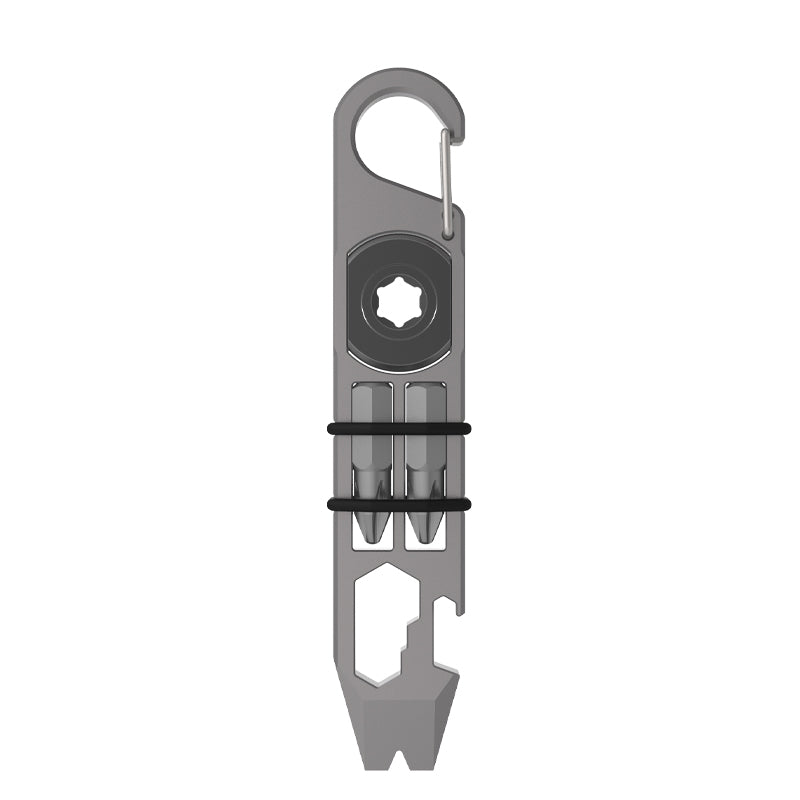 Titanium Falcon EDC Multi-Tool – Ultra-Light Ratchet Pry Bar & Dual Bits