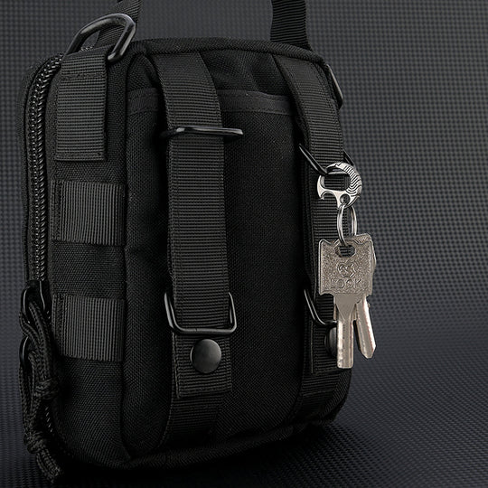 ADD-ONS: Mini titanium alloy car key clip backpack quick-release
