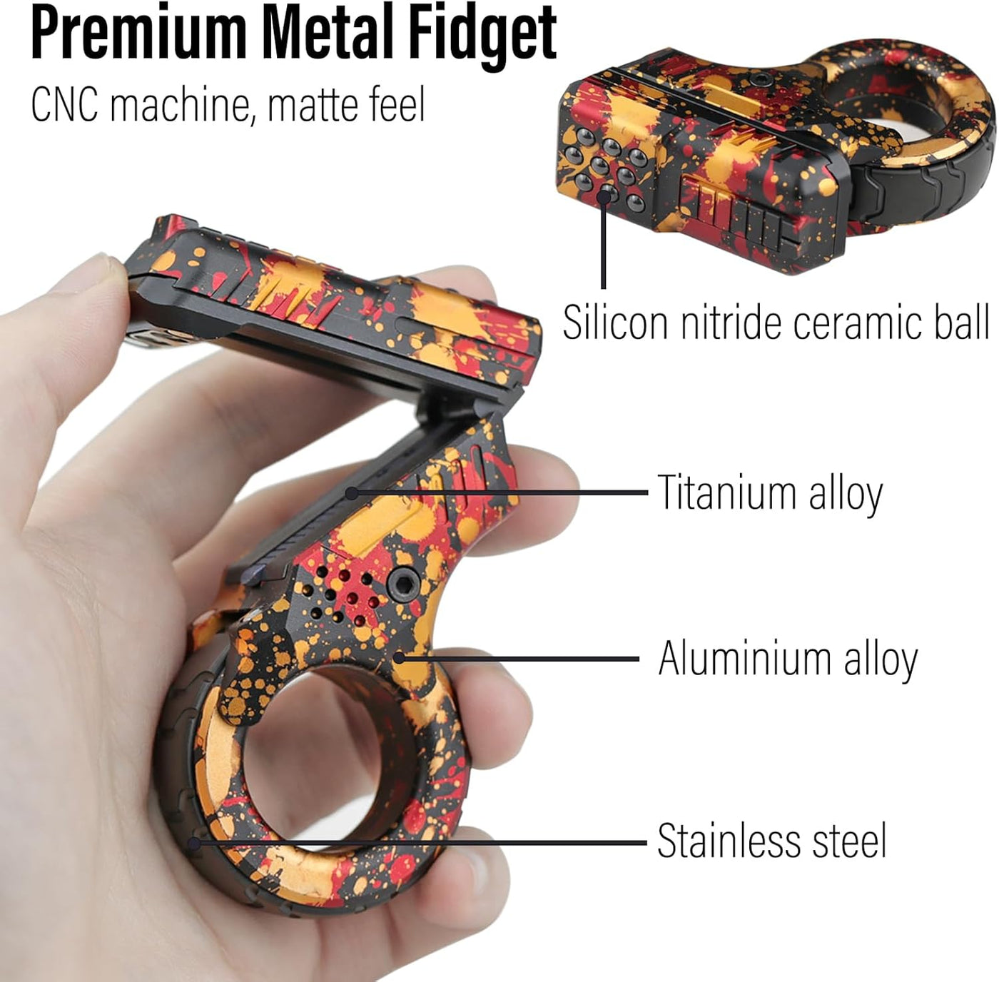 Mini Marksman：Titanium Magnetic Fidget Toys