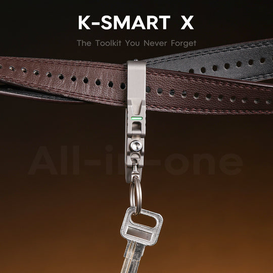 K-Smart X: A Refined Titanium EDC Belt Buckle Toolkit System