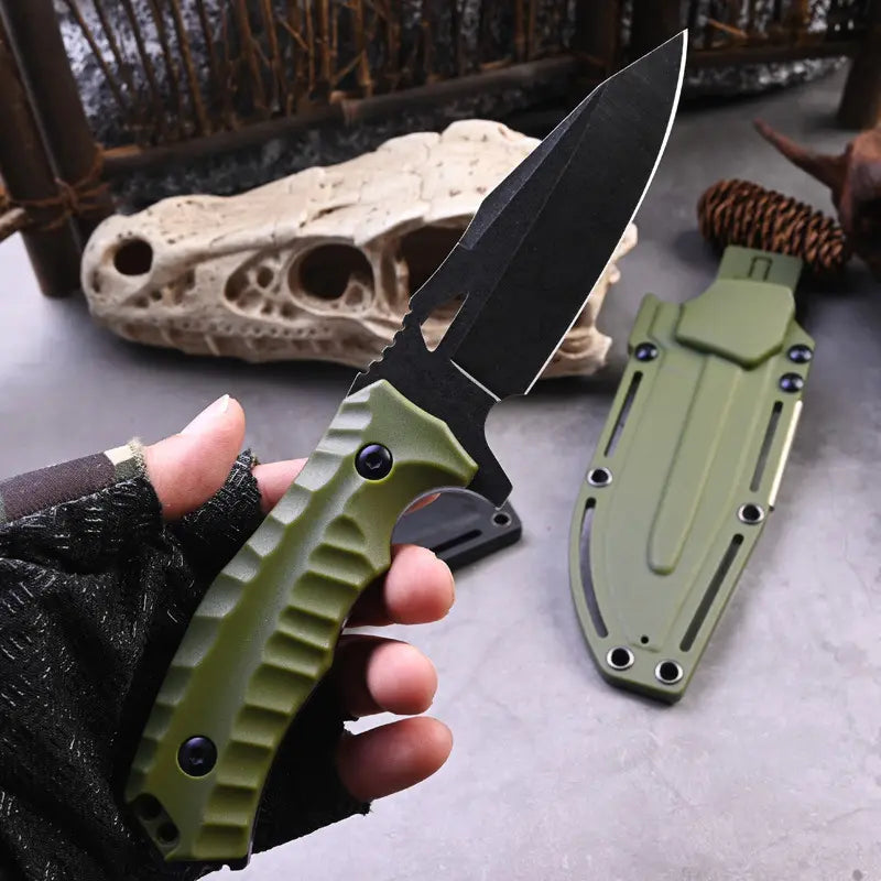 Alpine Mountaineer: Ultimate All-in-One Survival Knife System | 8Cr13MoV Steel & Fire Starter Kit