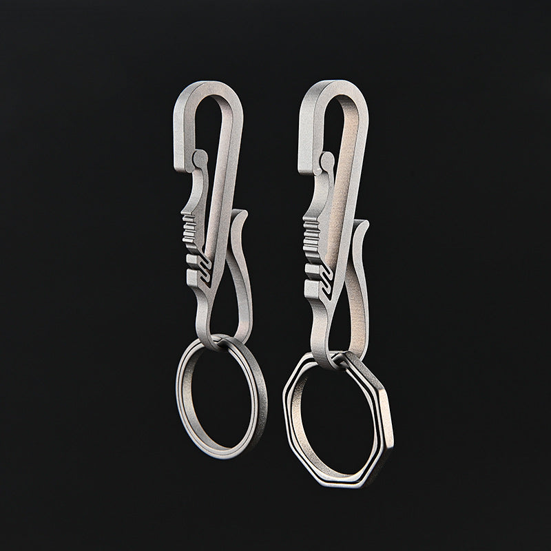 ADD-ONS:Titanium Alloy Phoenix Tail Keychain