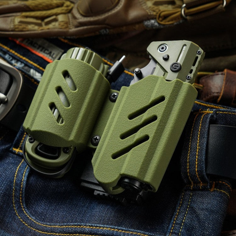 Viper EDC Survival Tool Kit - Tactical Multi-Tool with Knife, Lighter, and Flashlight