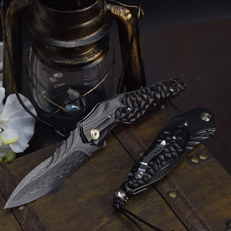 Devil's Soul | VG10 Damascus Steel Forged Knife