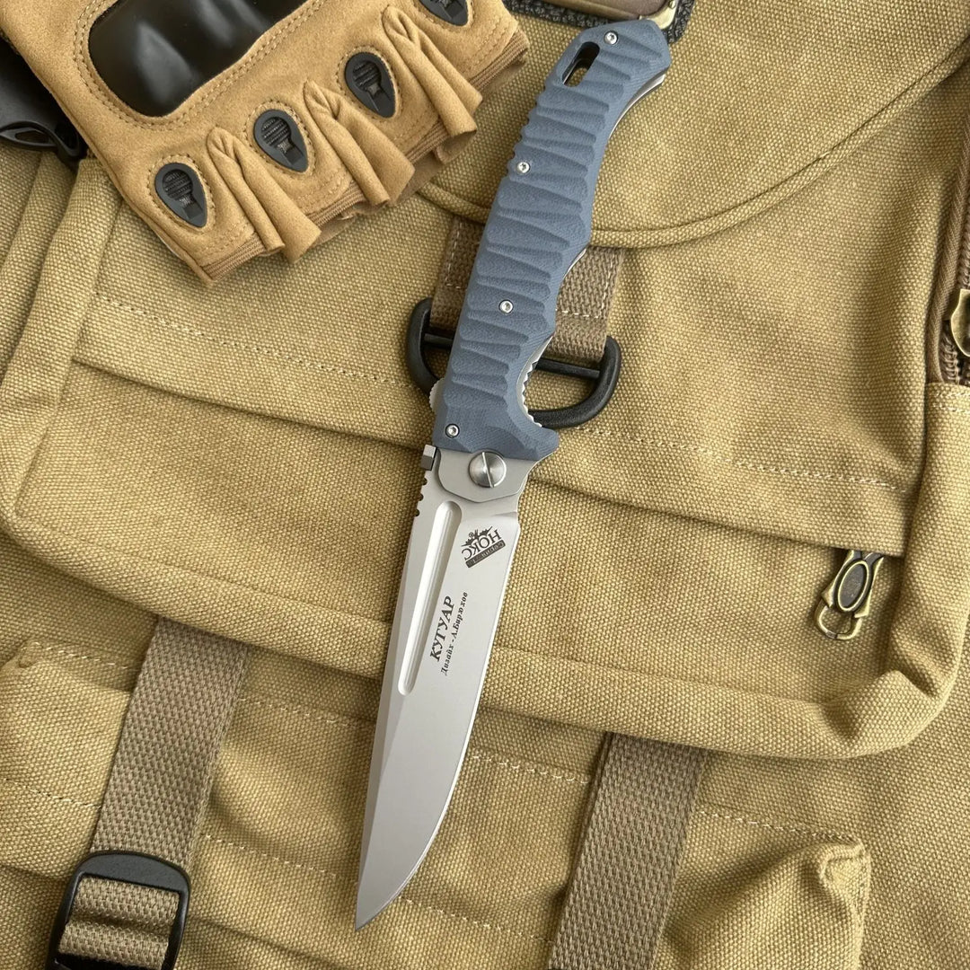 Shadow Ridge D2 Folding Knife – G10 Tactical EDC
