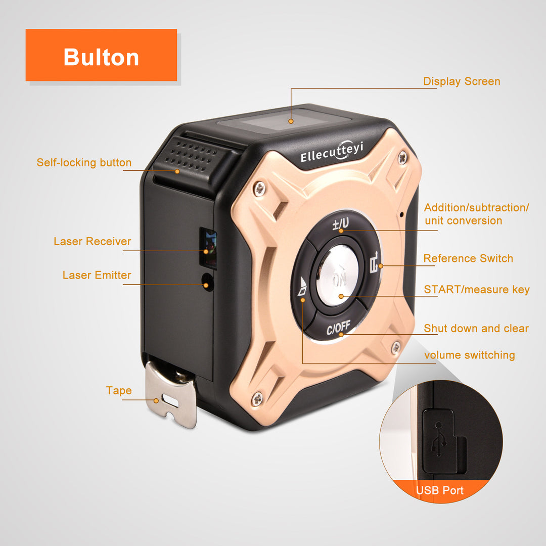 DistoRay：2 in 1 Digital Laser Tape Measure