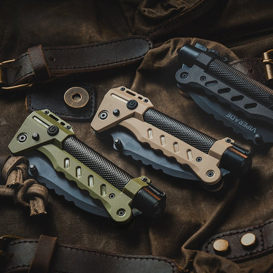 Viper EDC Survival Tool Kit - Tactical Multi-Tool with Knife, Lighter, and Flashlight