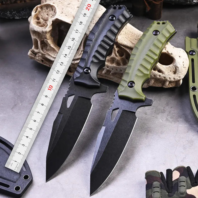 Alpine Mountaineer: Ultimate All-in-One Survival Knife System | 8Cr13MoV Steel & Fire Starter Kit