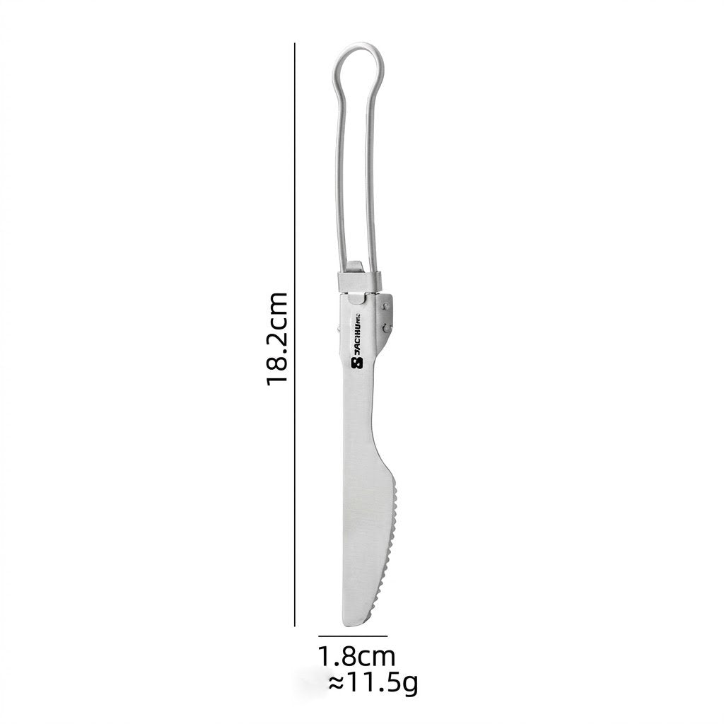 Apex Titanium Folding Cutlery Set | Anti-Corrosion & Ultralight
