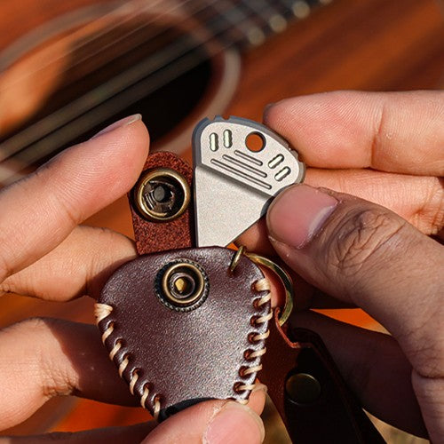 ADD-ONS: Leather Guitar Pick Holder For ResoTi