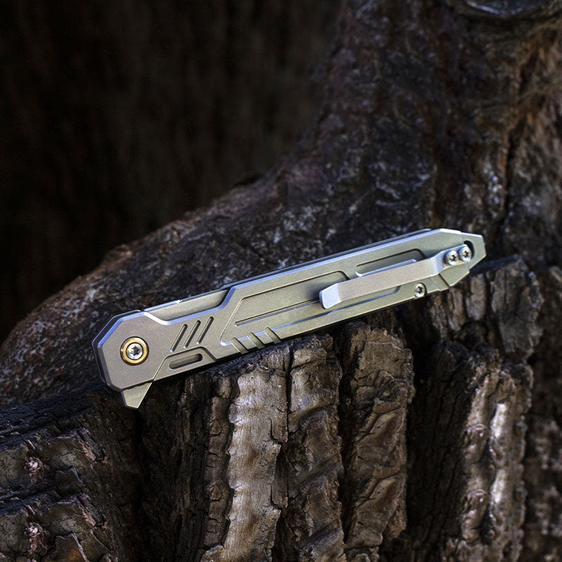 The TiFlip: Titanium Multifunction Flipper Scalpel Knife