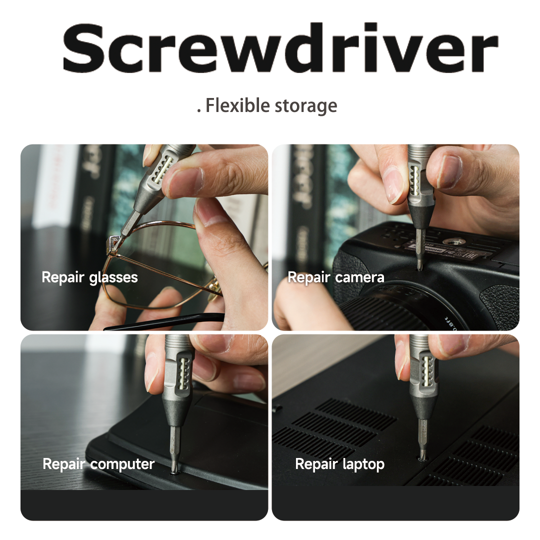 Wolf Fang 2.0- Titanium Keychain Lantern & Pen & Screwdriver