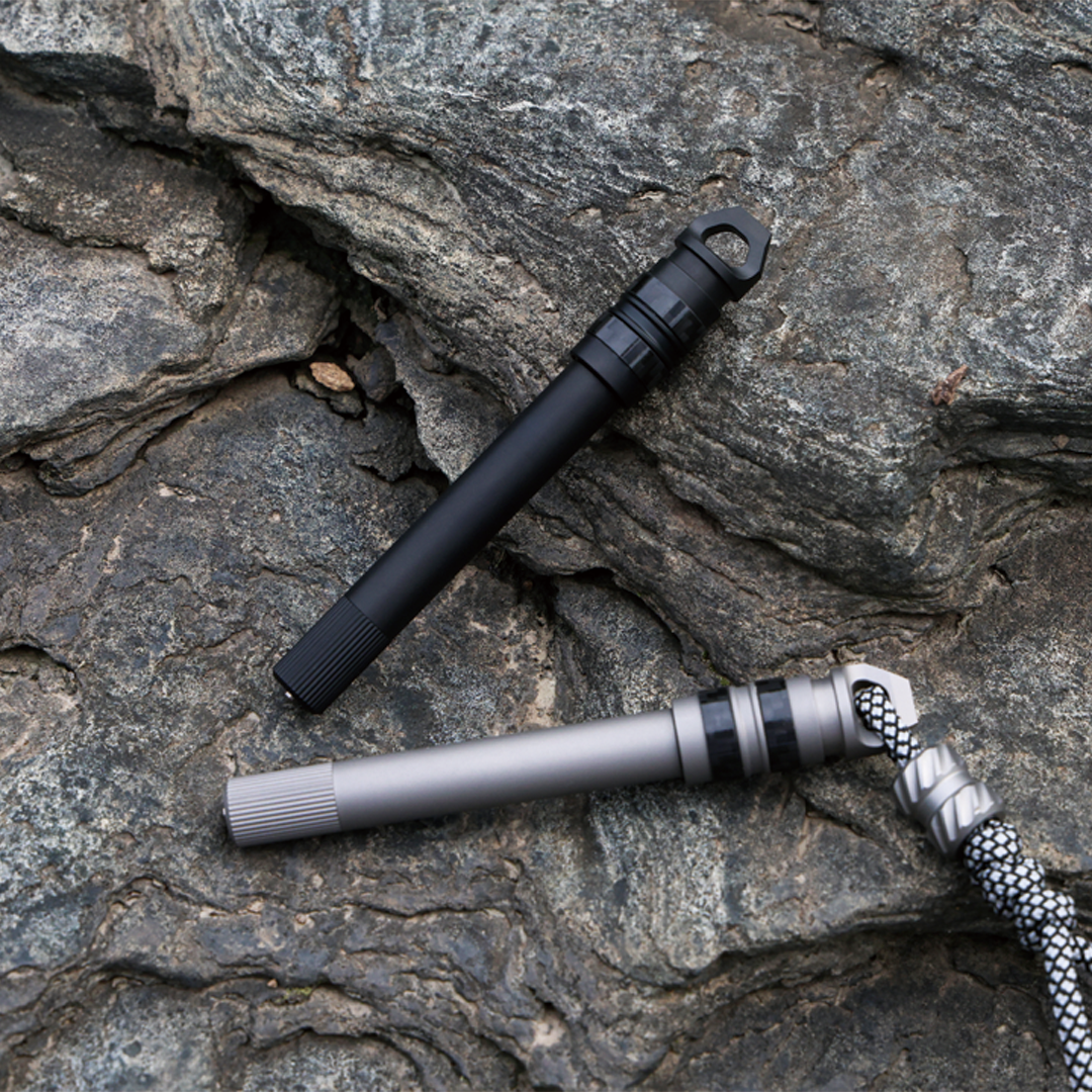 The SparkX - Titanium All-in-One Quick Release Firestarter