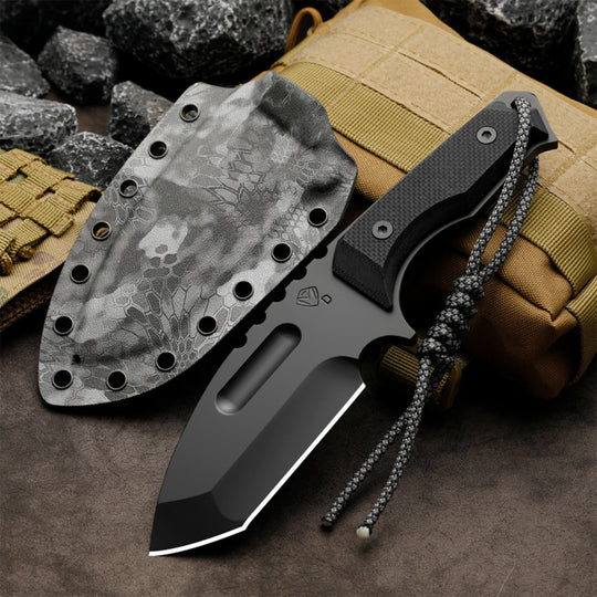 Savage Angel | CPM-3V Full Tang Bushcraft Knife for Camping & Hunting