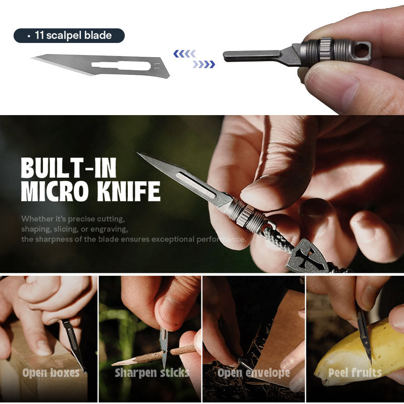 The Mantis Pen: Titanium 4-in-1 Multi-Tool