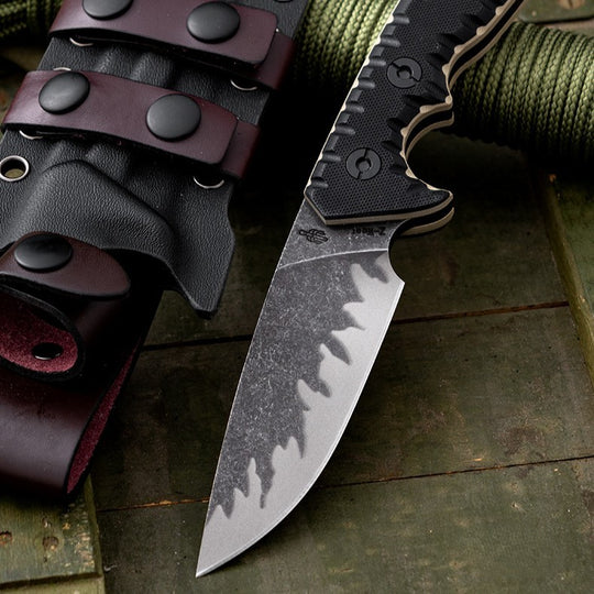 Tiger Edge A8 Tactical Knife – Heavy-Duty Outdoor Fixed Blade Knife