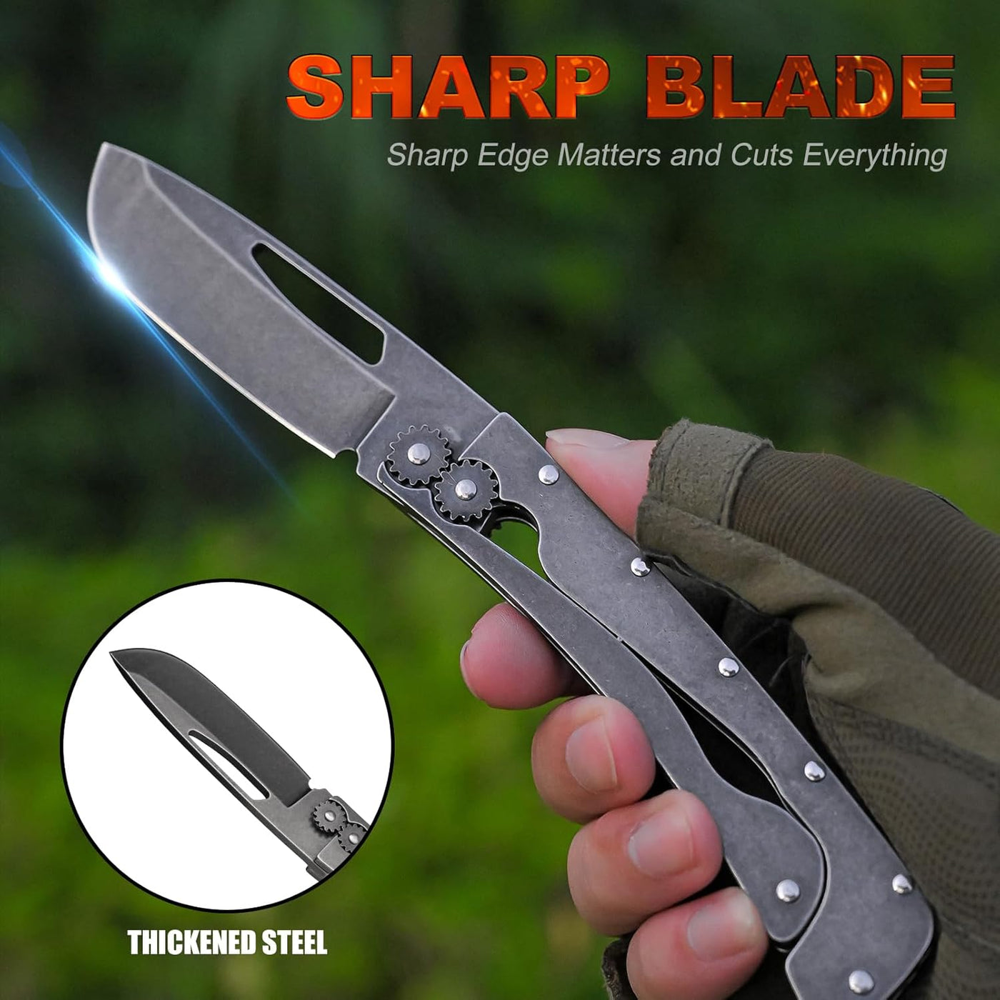 GearAxis:  Outdoor Folding Pocket Knife