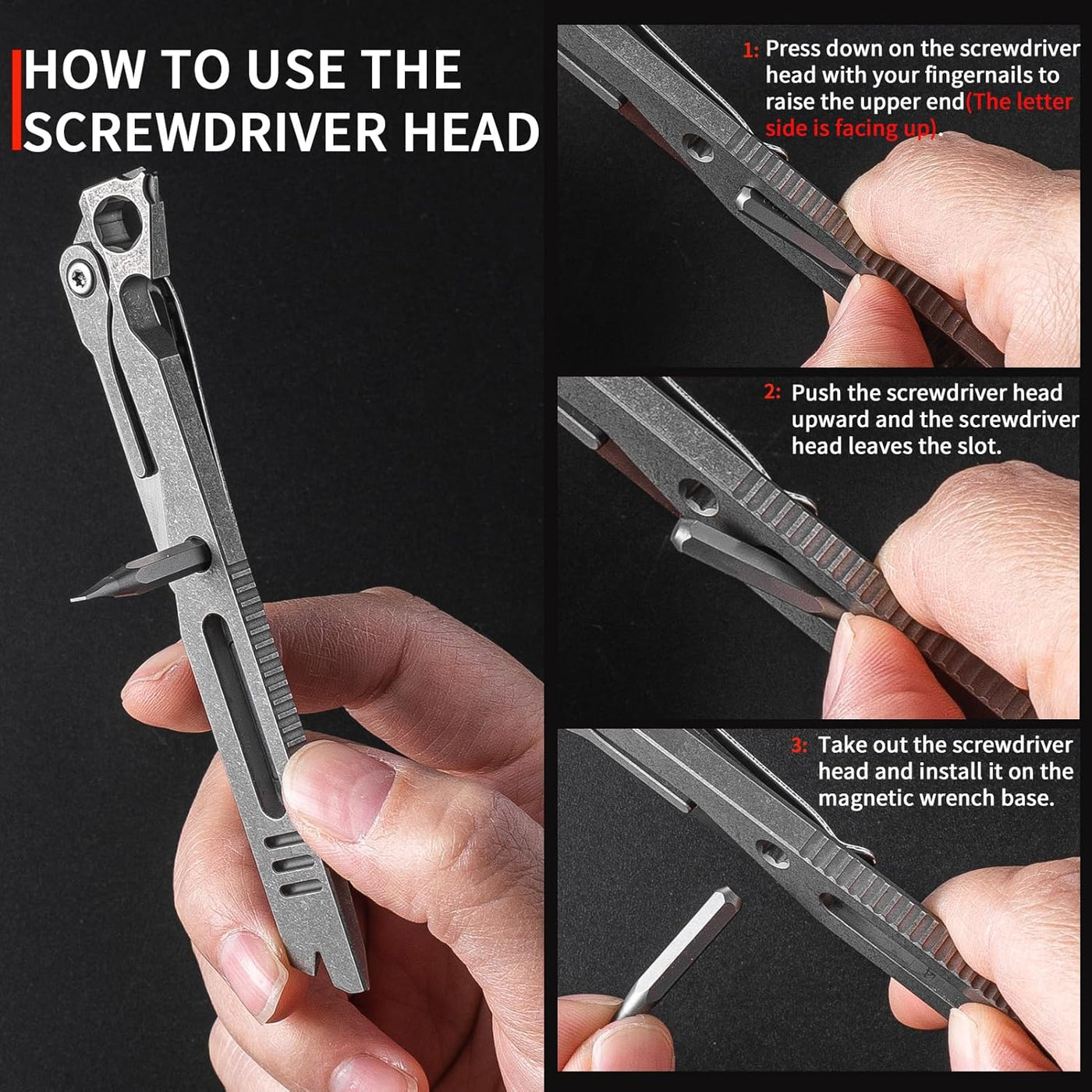 IronClad :  9 in 1 Titanium Multitool Pocket EDC Pry Bar