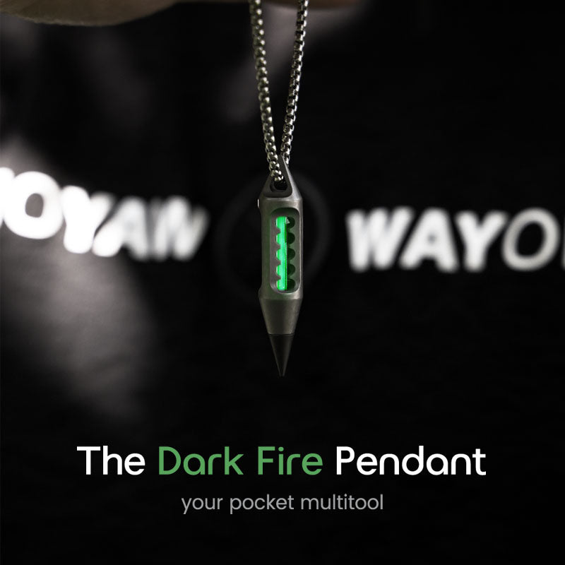 The Dark Fire: Titanium Multitool Pendant Lantern