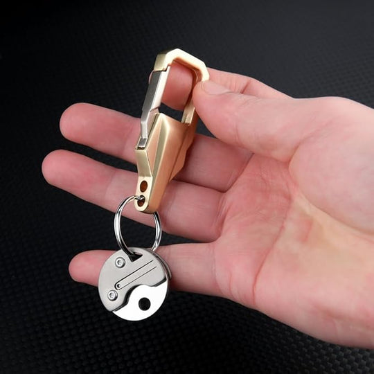 Zero-Bulk:Ultra Mini Titanium Pocket Keychain EDCFolding Knife