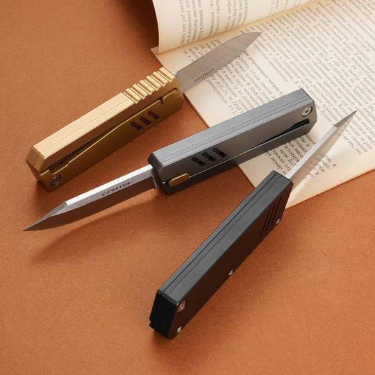 Lightning-Fast Gravity Knife – Al Alloy EDC Blade with One-Hand Opening