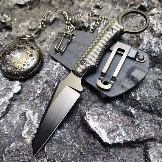 Demon| D2 Steel Fixed Blade Knife| G10 Handle