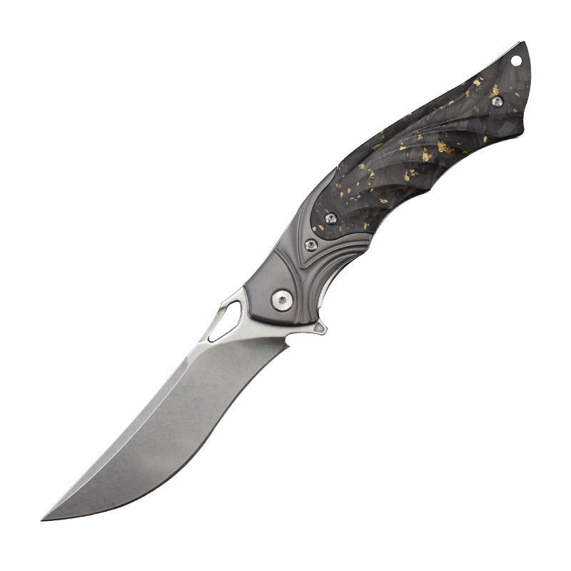 Night Owl – M390 Steel Carbon Fiber Tactical Folding Knife