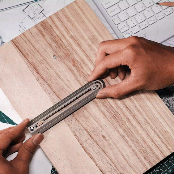 AllPro Ruler G2|Titanium EDC Measuring Tool That Does It All
