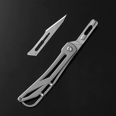 SharpFlex Steel Utility Knife – Replaceable Surgical Blade for Precision Cutting