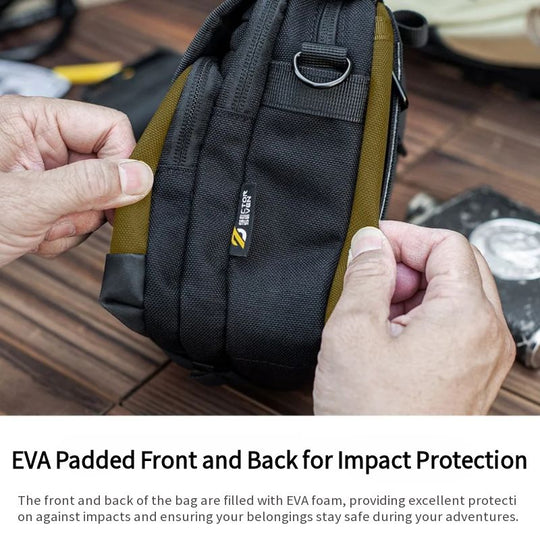 Tactical Raccoon Bag: Multi-Functional Storage - Crossbody & Waist Pack