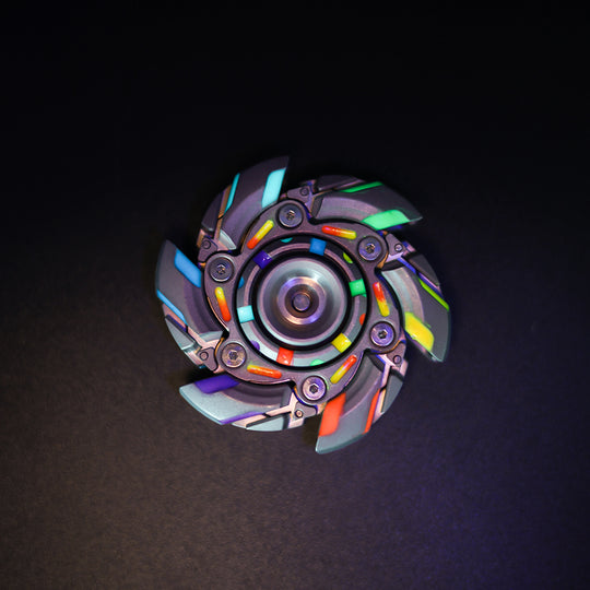 WarpFang：Stainless Steel Mecha Fidget Spinner