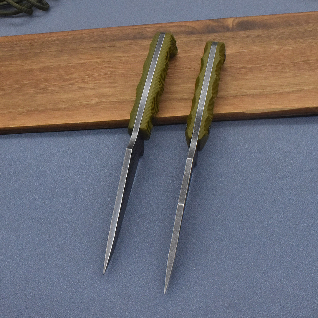 Venture-EDGE Survival Fixed Blade Knife - 1095 High Carbon Steel Bushcraft Tool