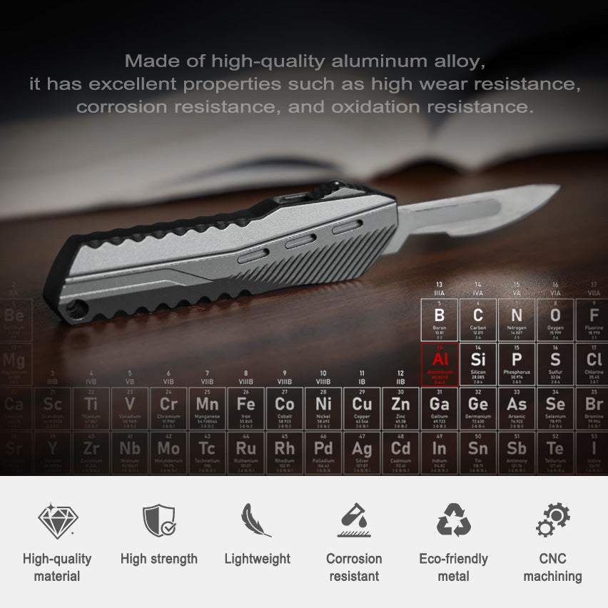 SwiftMamba | Quick-Deploy EDC Utility Knife – CNC Machined Scalpel Folder