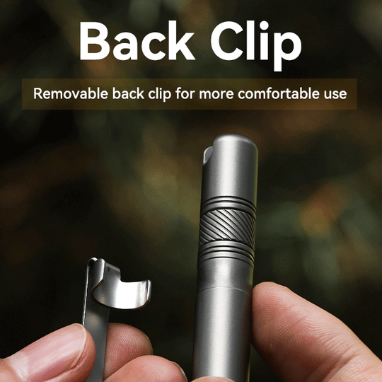The OmniPen: Titanium Pocket Tool with 5 Smart Functions