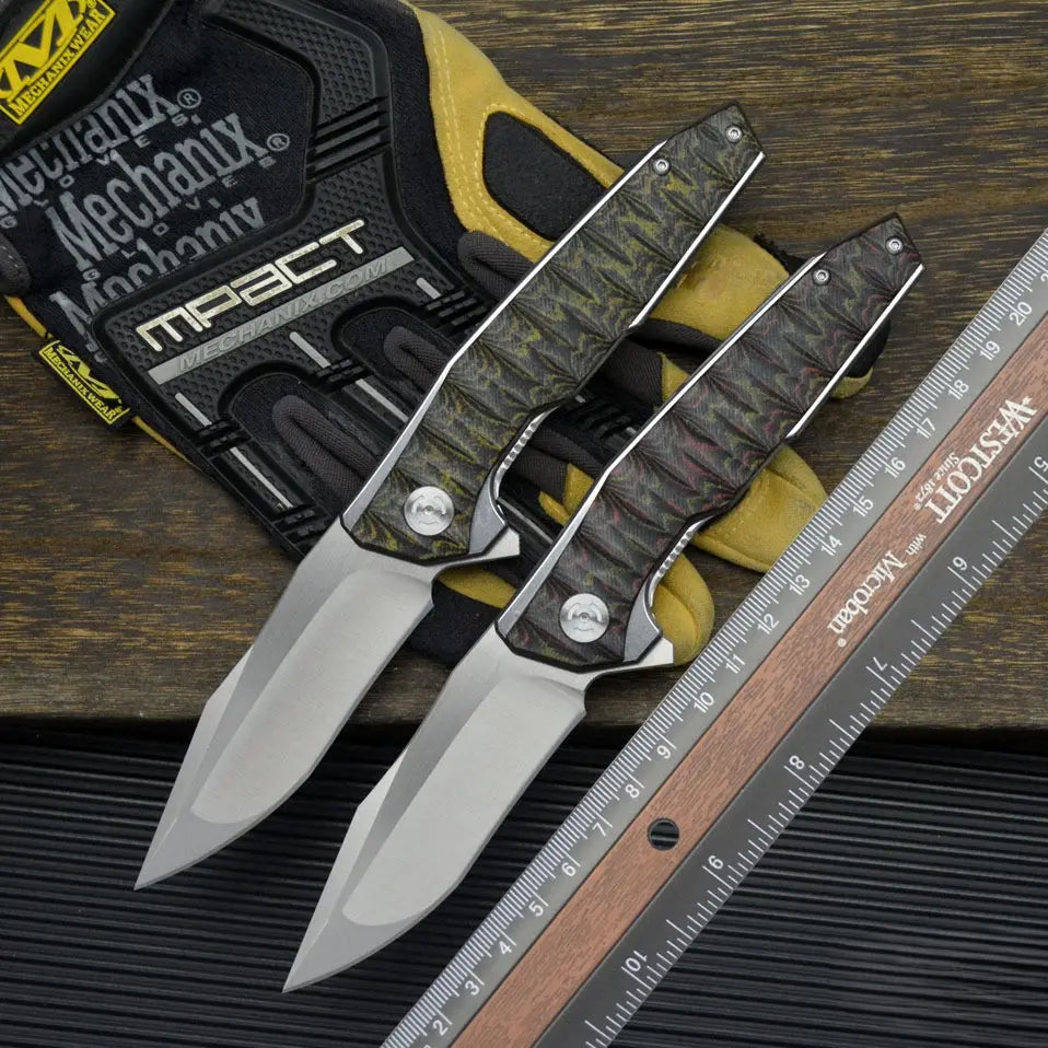 Python Army Knife Python D2 Heavy-Duty Folding Knife β G10 Tactical Survival Blade β Edctitan