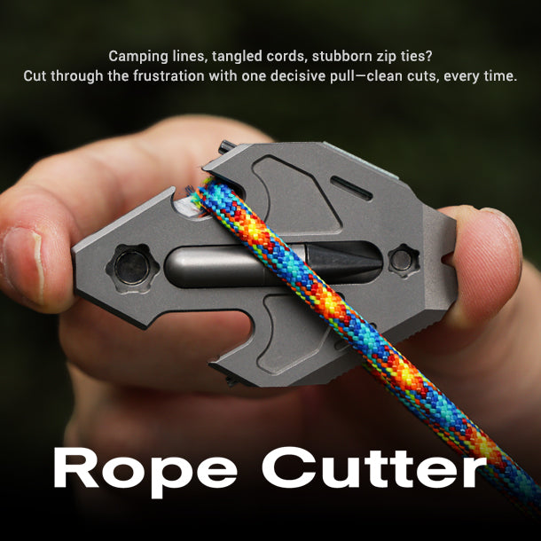 The Flounder 3.0 - Titanium EDC All-in-One Pendant