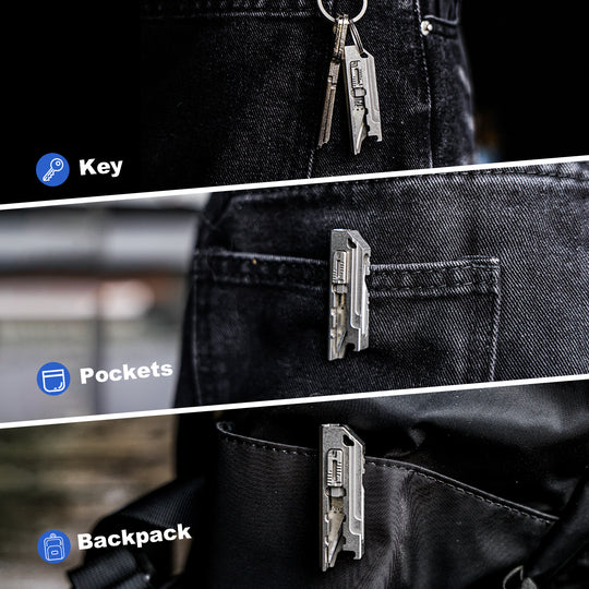 Mini Master - Micro Titanium Keychain Knife & EDC Multitool